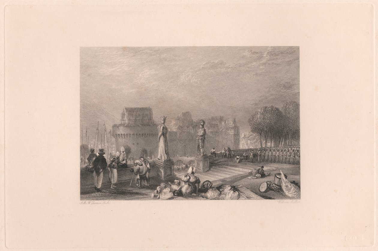 Hrad Nantes od Robert Wallis