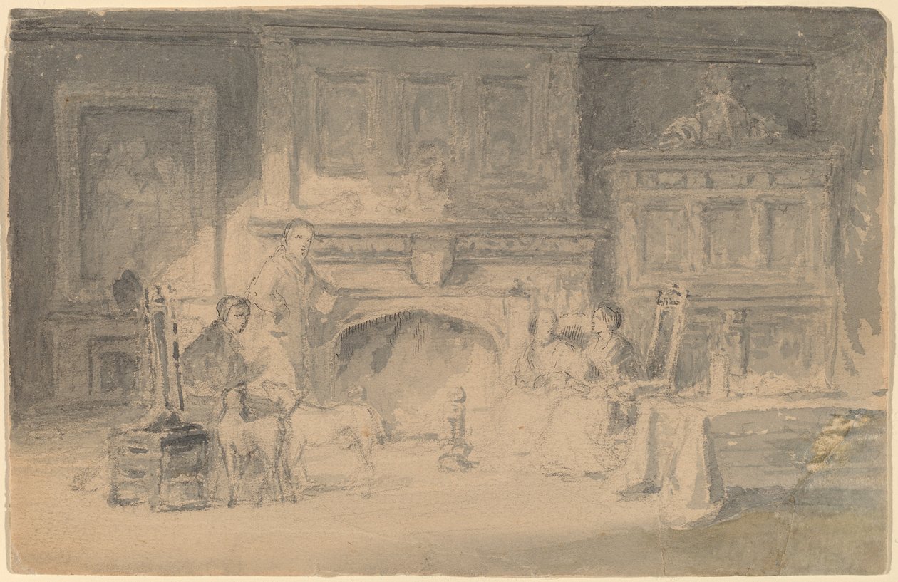 Studie na "The Bailey Family" od Robert Walter Weir
