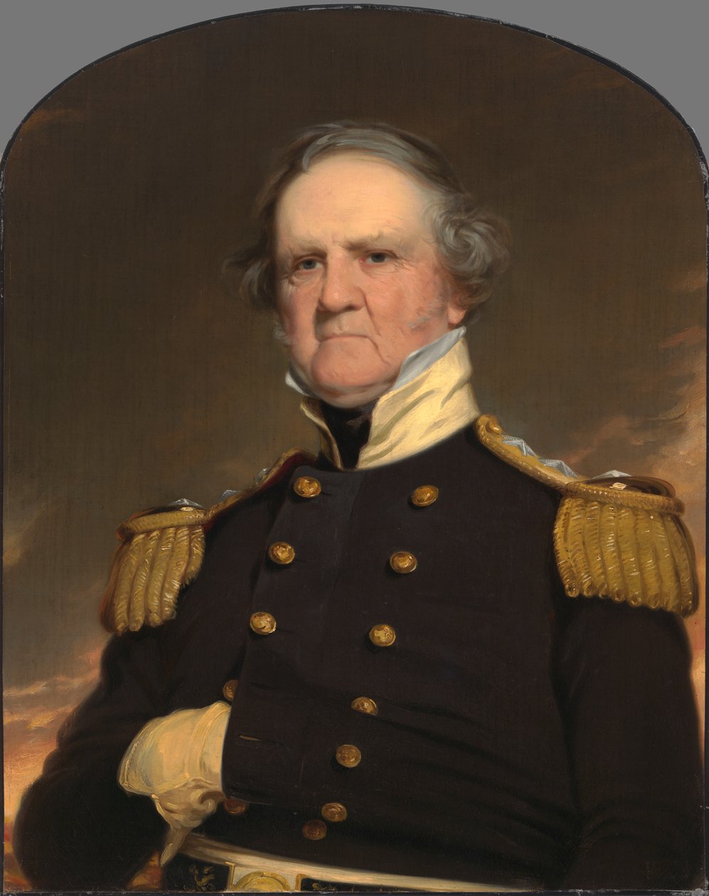 Winfield Scott, c. 1855. od Robert Walter Weir