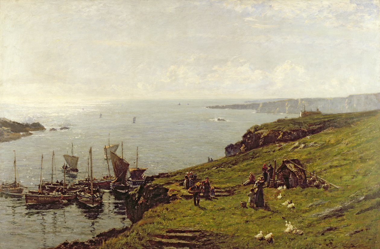 Nad sluncem zalitým mořem od Robert Weir Allan