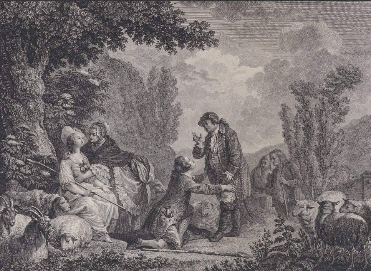 Uznání Fonrose, 1786. od Robert de Launay