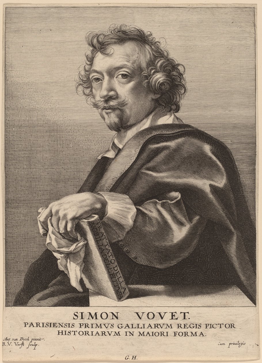 Simon Vouet od Robert van Voerst after Sir Anthony