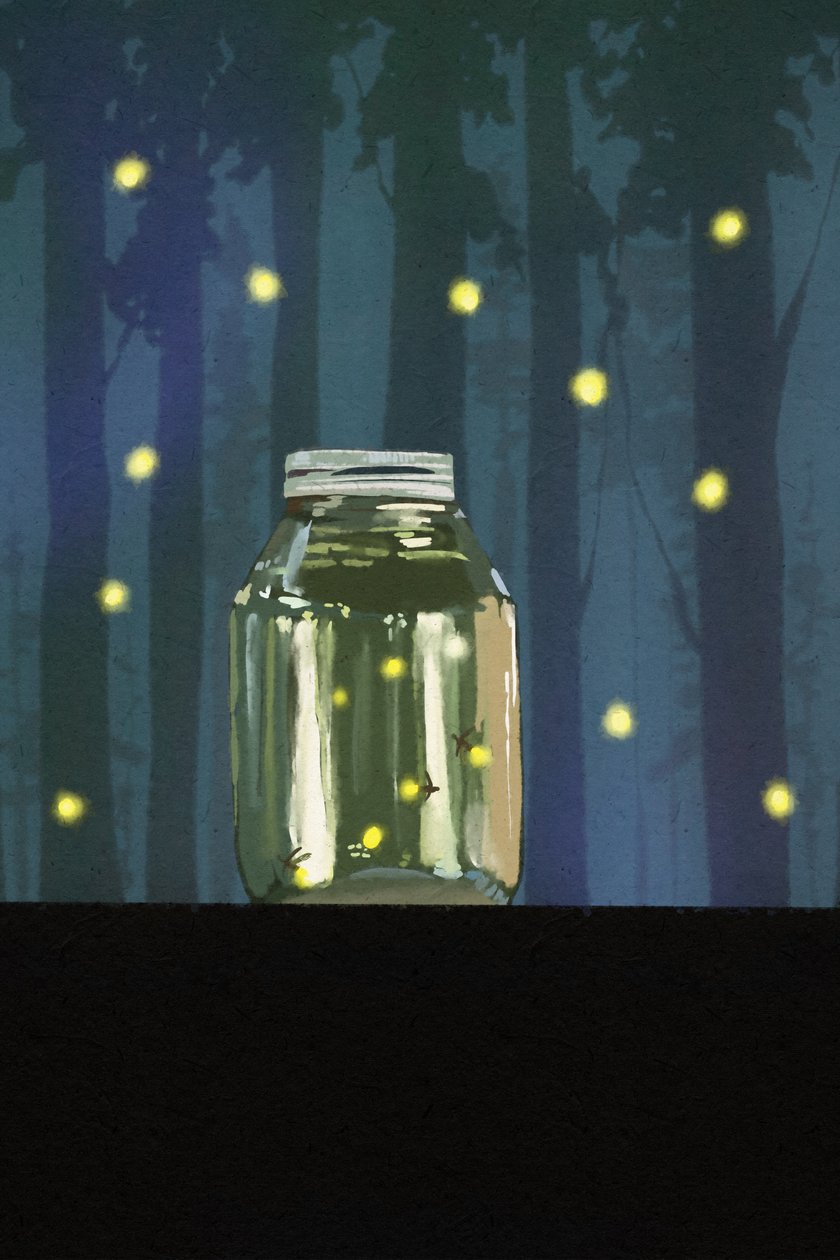 Chasing Fireflies, 2022 (digitální) od Roberta Murray