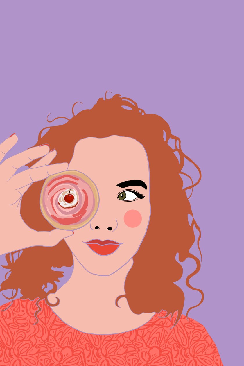 Cupcake Face, 2022 (digitální) od Roberta Murray