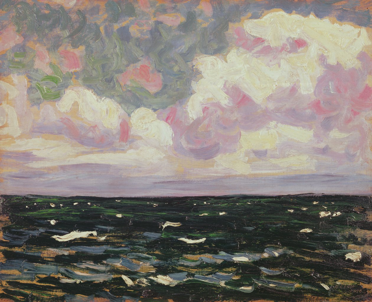 Přímořská krajina, kolem roku 1896 od Roderic OConor