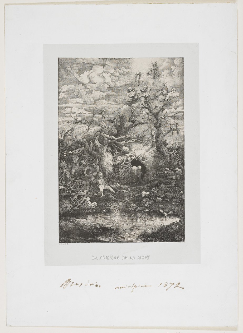 Komedie smrti, 1854 od Rodolphe Bresdin