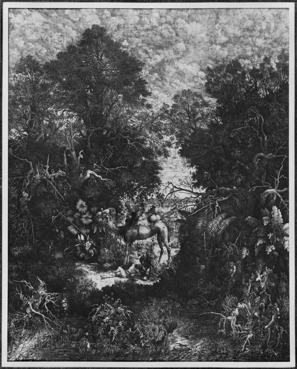 Dobrý Samaritán, 1861 od Rodolphe Bresdin
