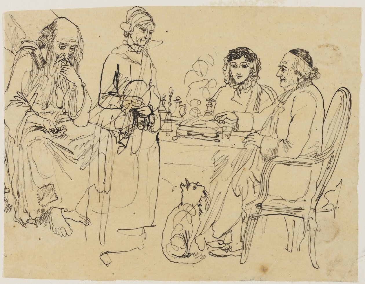 Almužna chudým od Rodolphe Bresdin