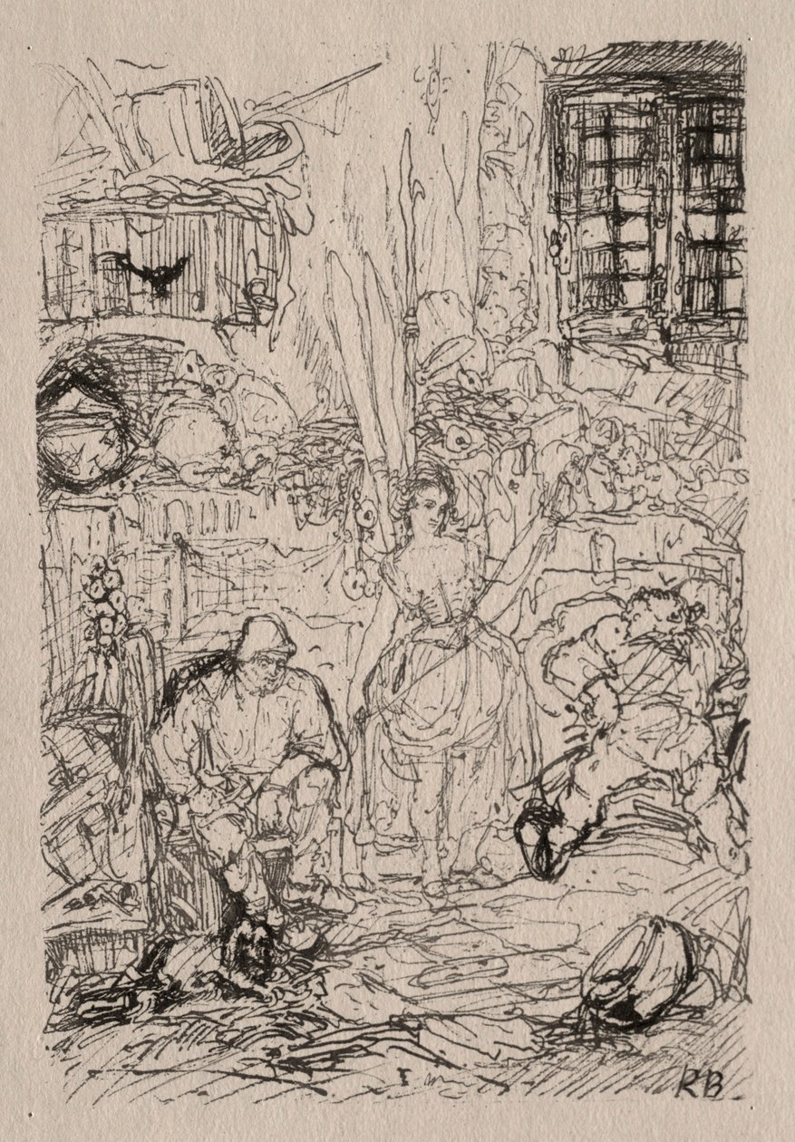 Spinnerův interiér. od Rodolphe Bresdin