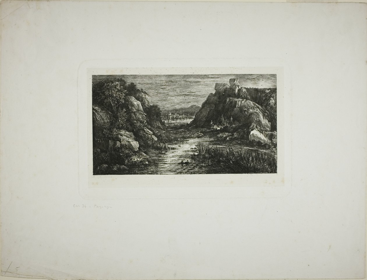 Vzdálené město od Rodolphe Bresdin