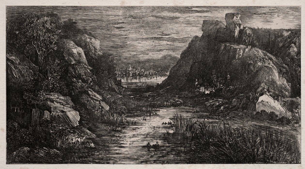 Vzdálené město od Rodolphe Bresdin