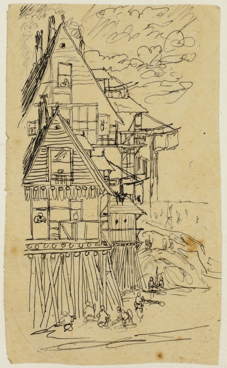 Okraj pobřeží od Rodolphe Bresdin