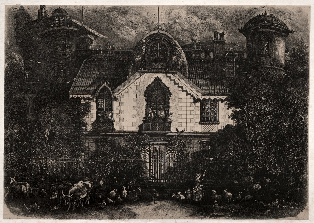 Začarovaný dům od Rodolphe Bresdin