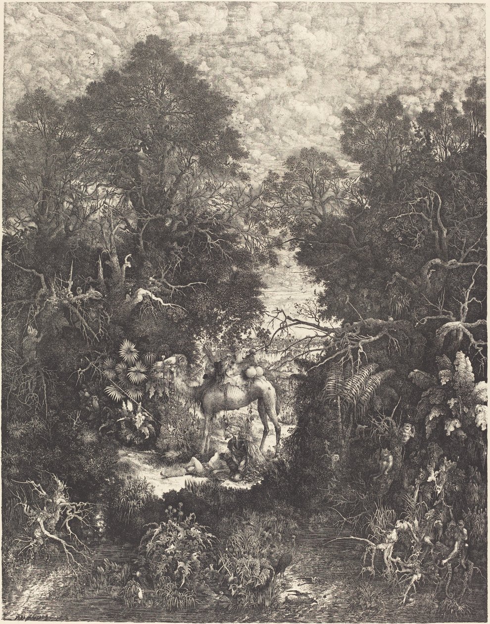 Dobrý Samaritán od Rodolphe Bresdin