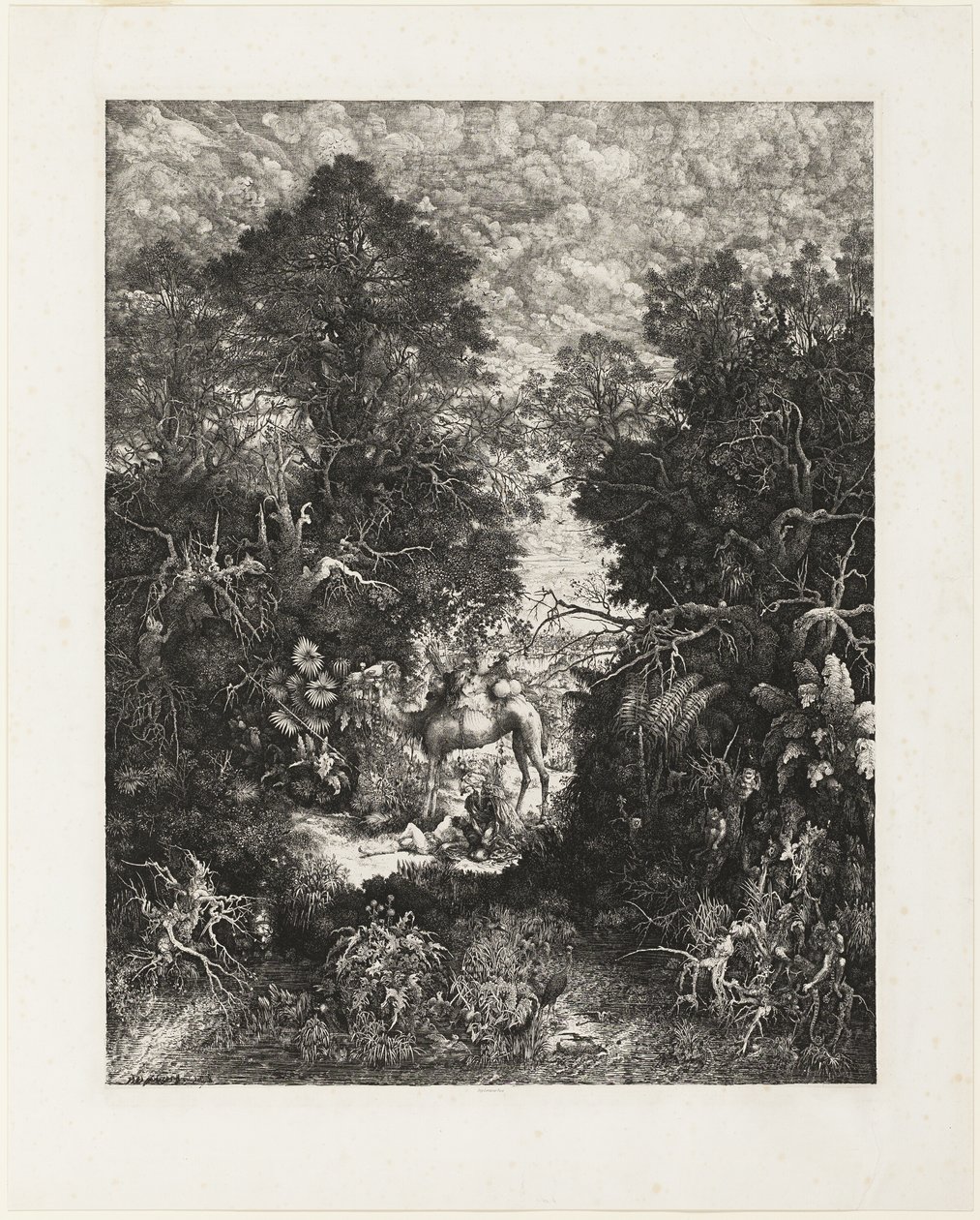 Dobrý Samaritán od Rodolphe Bresdin