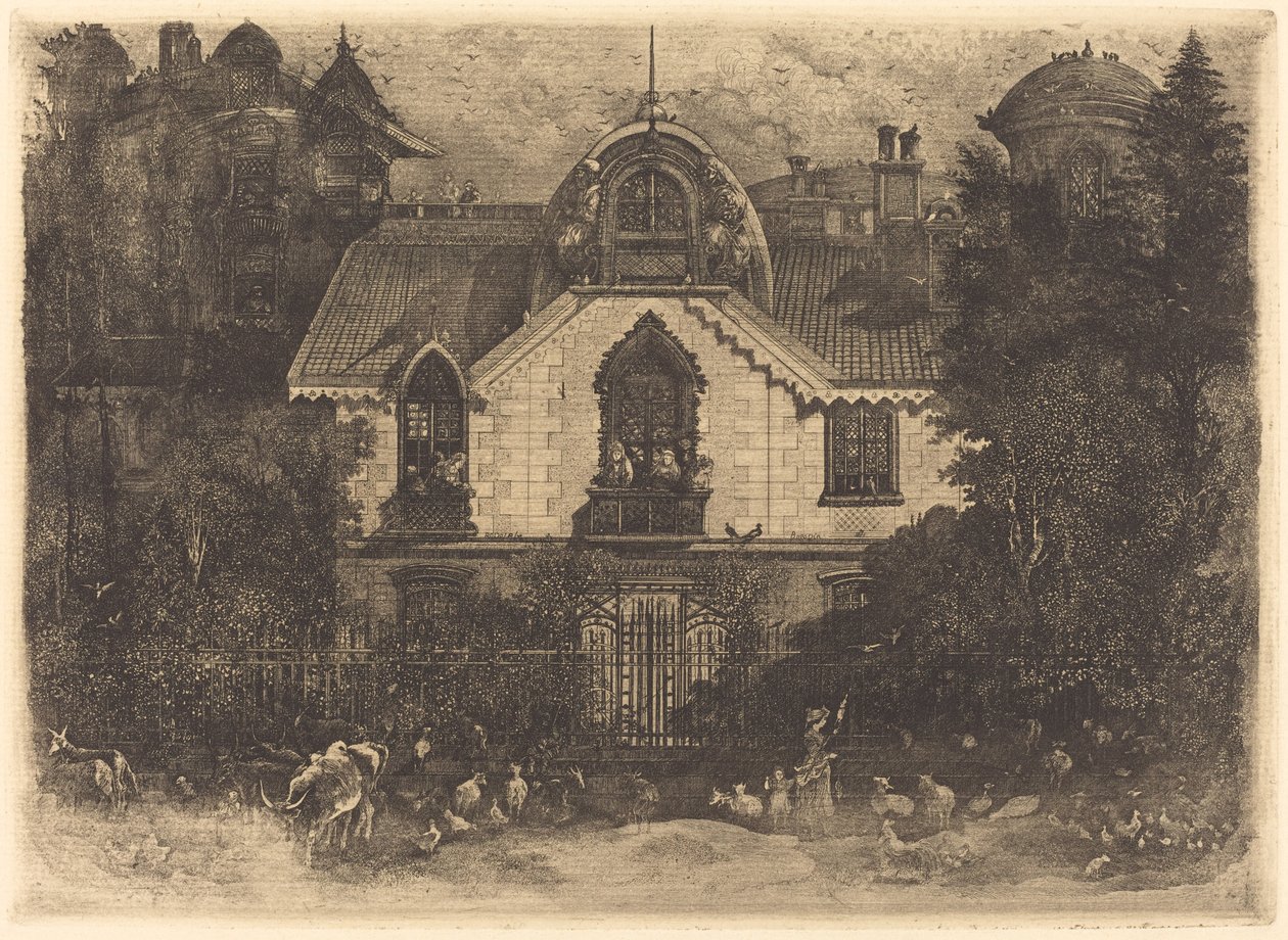 Strašidelný dům od Rodolphe Bresdin