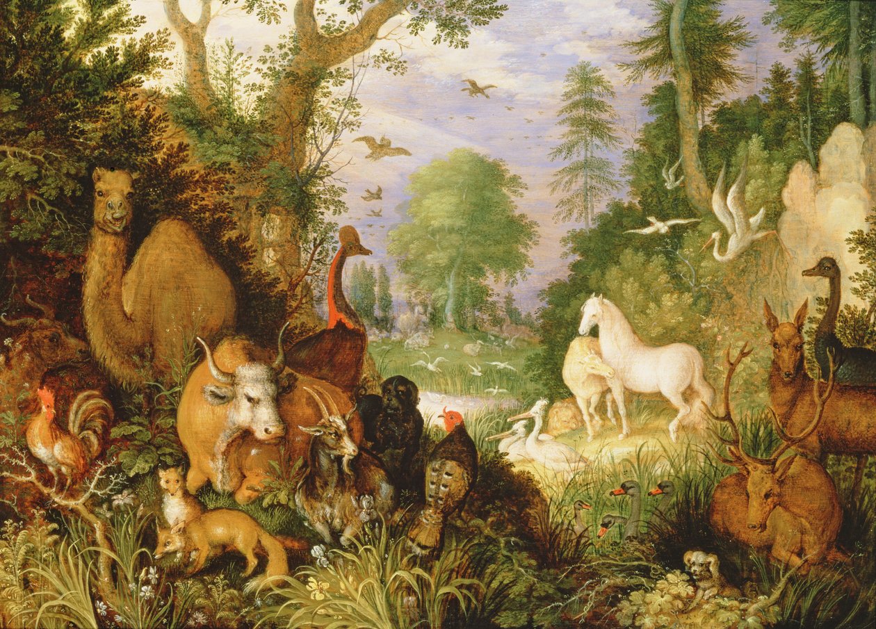Orpheus Charming the Animals, c.1618 (panel) od Roelandt Jacobsz. Savery