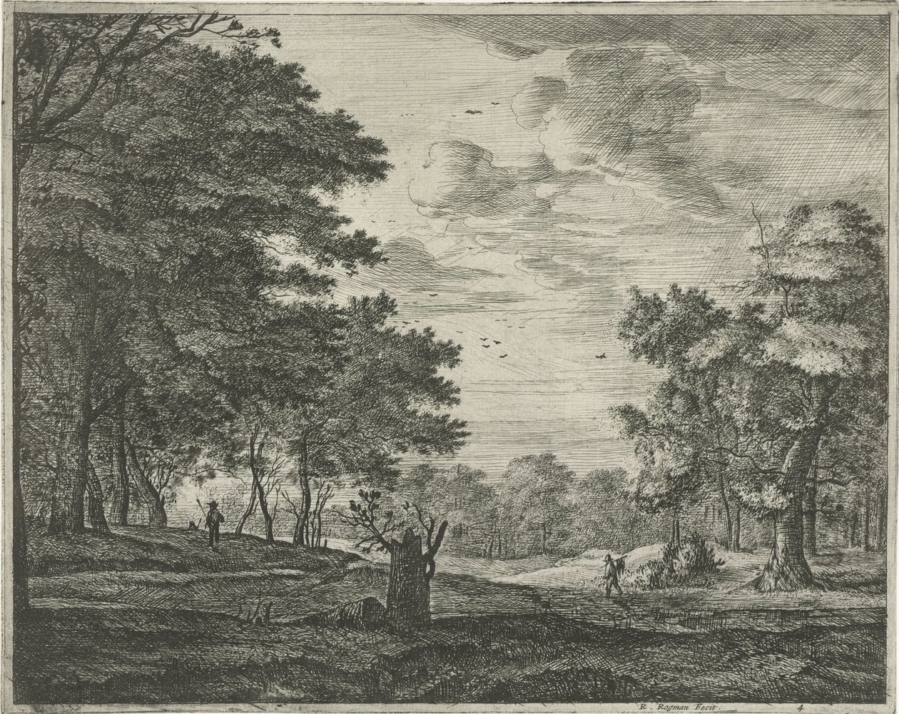 Turista v Haagse Bos od Roelant Roghman