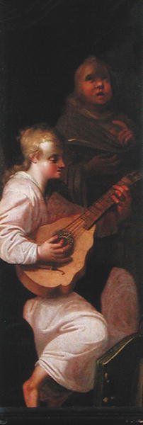 Hráč na loutnu, 1609 od Roelof van Zyll