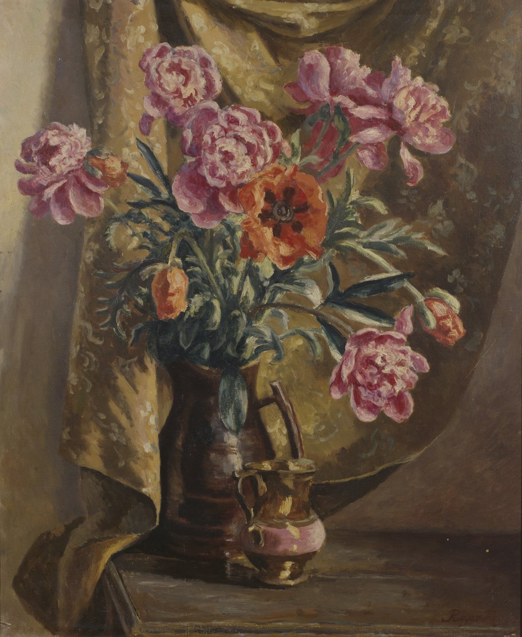 Pivoňky a máky, 1929 od Roger Eliot Fry