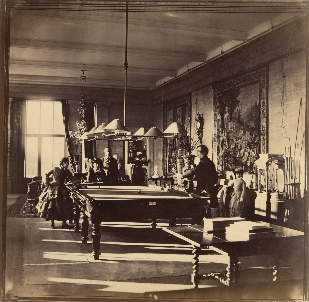 Kulečník, Mentmore od Roger Fenton