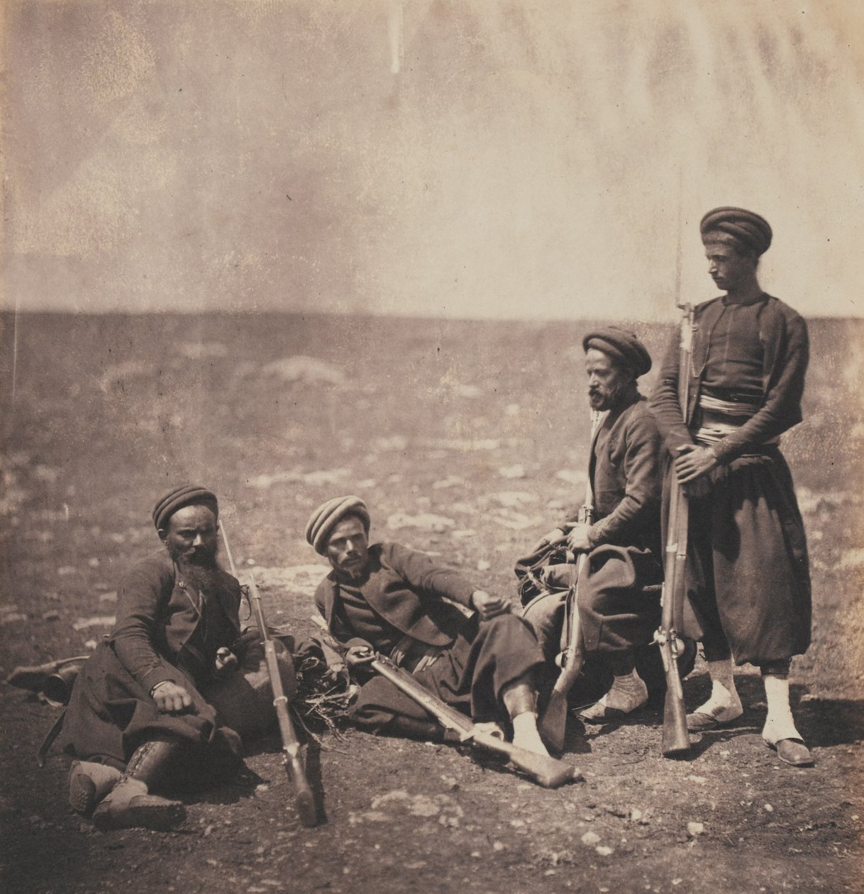 Zouaves od Roger Fenton
