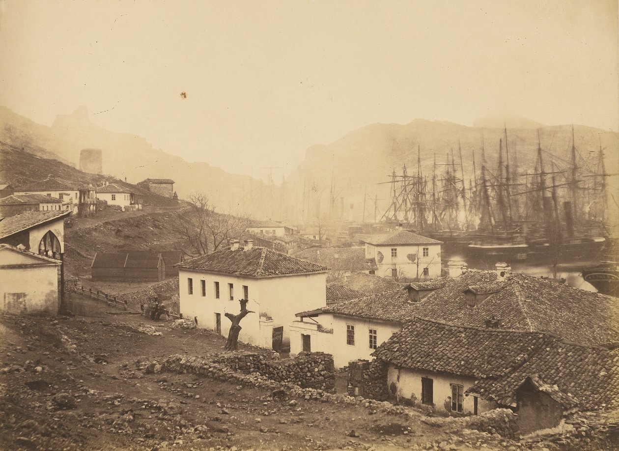 Balaklava, pohled na moře. od Roger Fenton