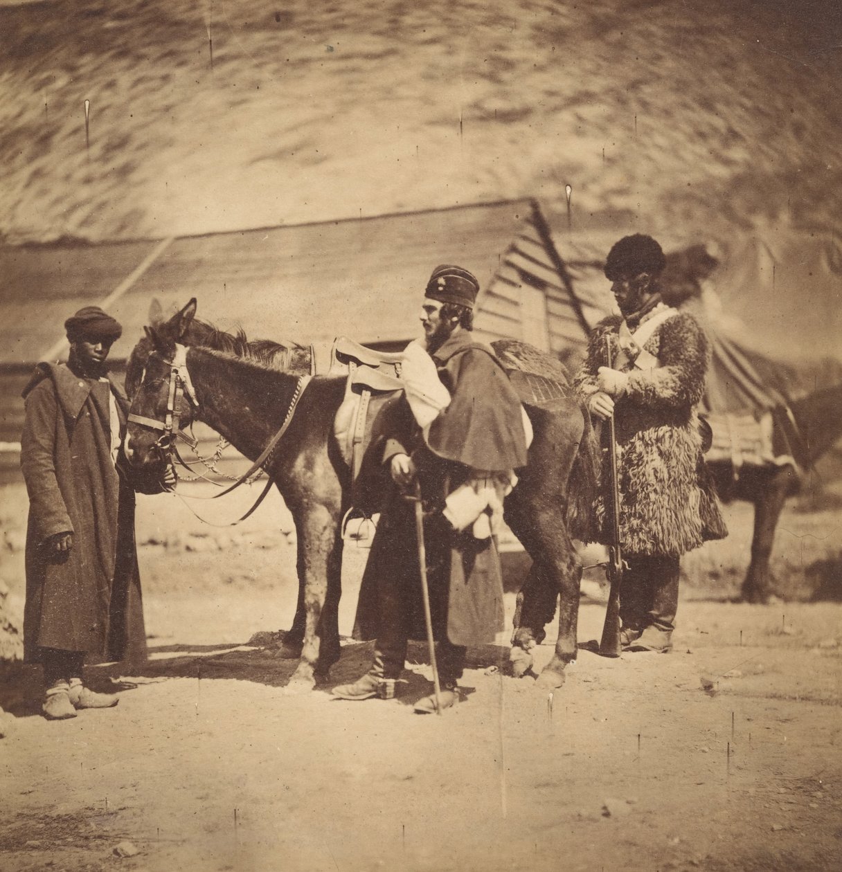 Kapitán Burnaby z Grenadier Guard, 1855. od Roger Fenton