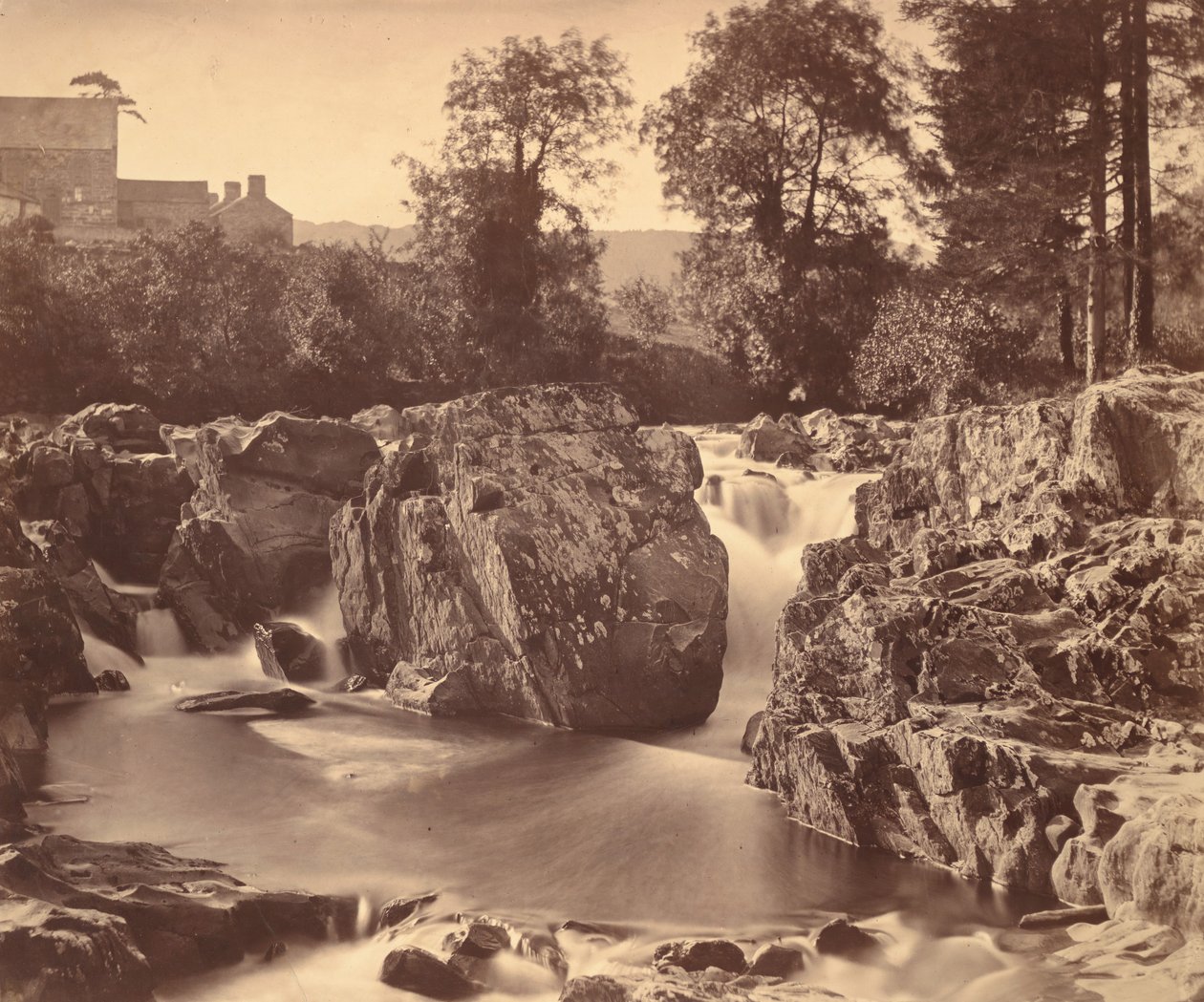 Falls of the Llugwy, v Pont-y-Pair, 1857. od Roger Fenton
