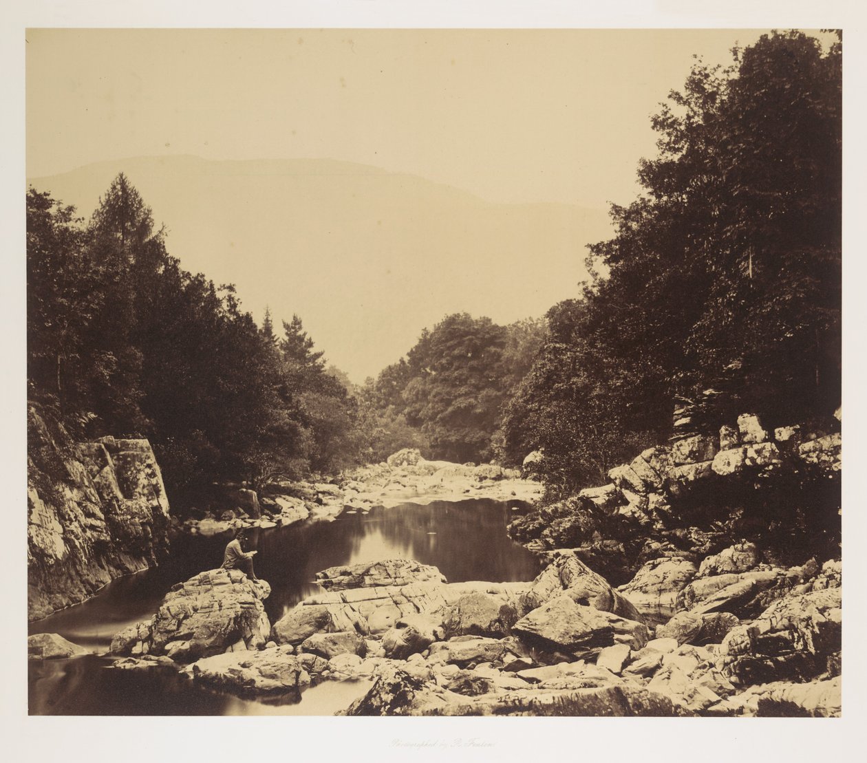 Na řece Llugwy, poblíž Bettws-y-Coed od Roger Fenton