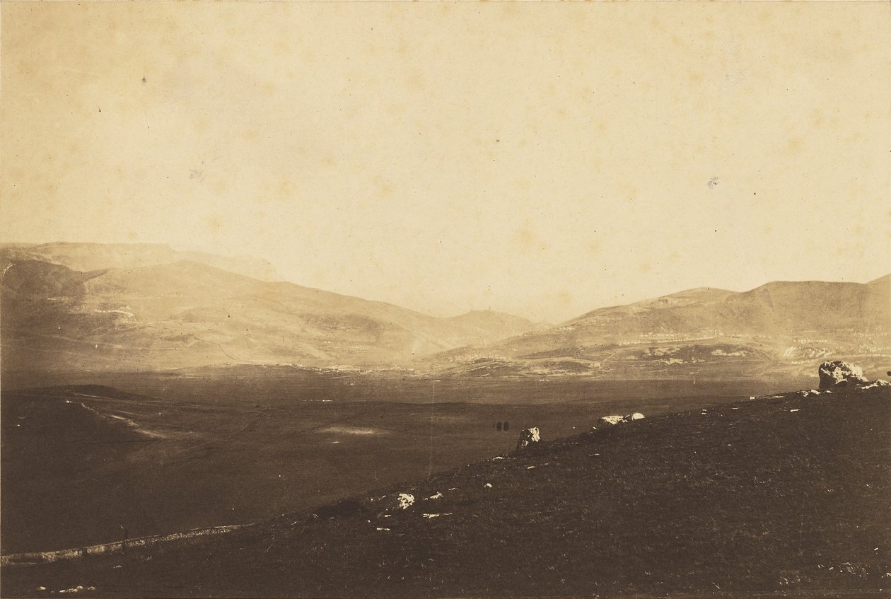 Balaklavské pláně V. od Roger Fenton