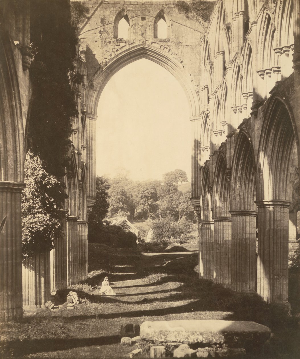 Opatství Rievaulx, 1854. od Roger Fenton