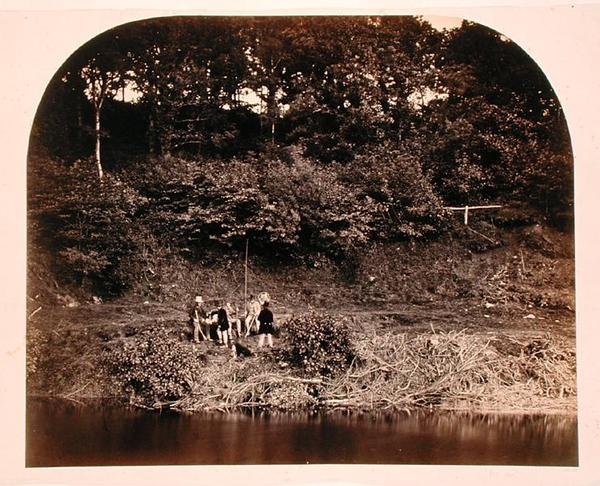 Odpočinek brankáře, Ribbleside od Roger Fenton