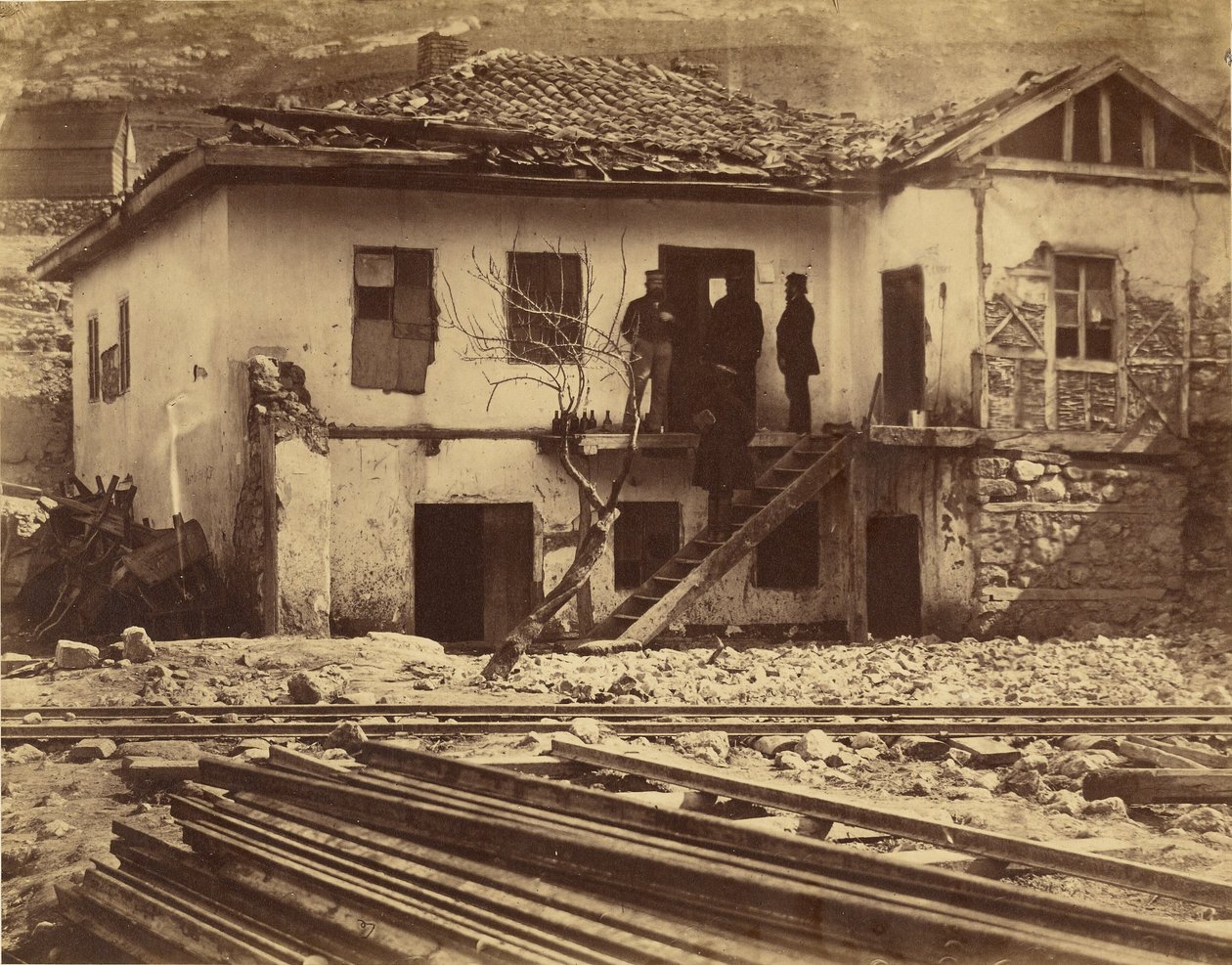 Stará pošta, Balaklava. od Roger Fenton