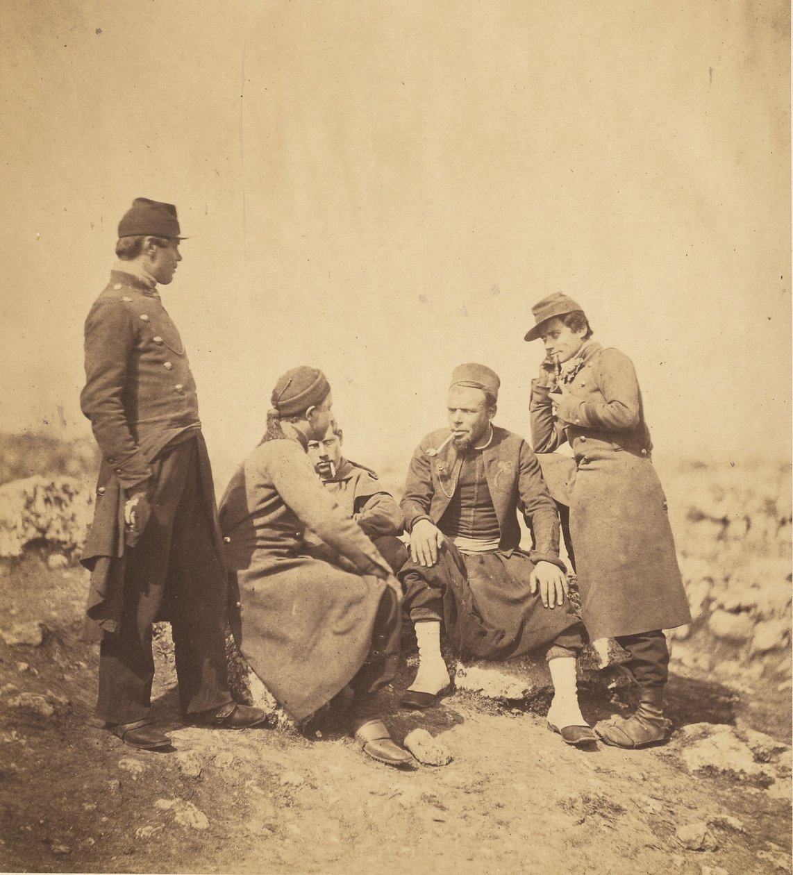 Zouaves  Soldiers of the Line. od Roger Fenton