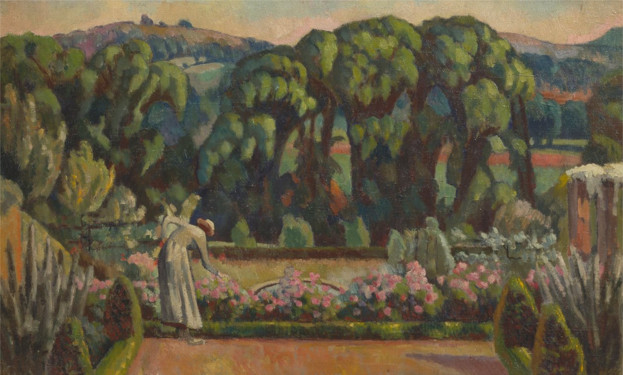 Umělcova zahrada v Durbins, Guildford od Roger Fry