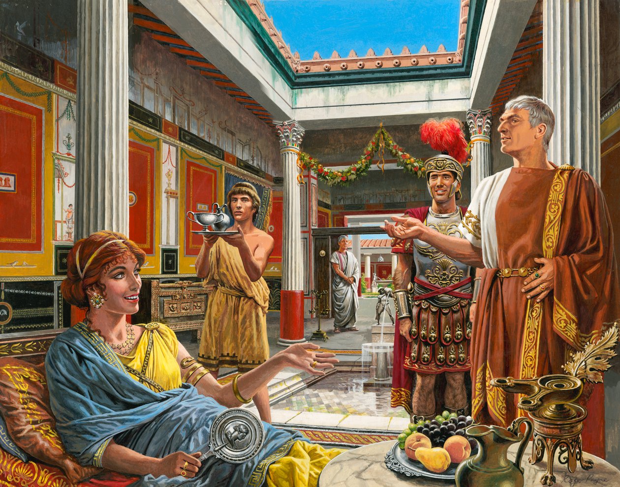 Život v Pompejích od Roger Payne