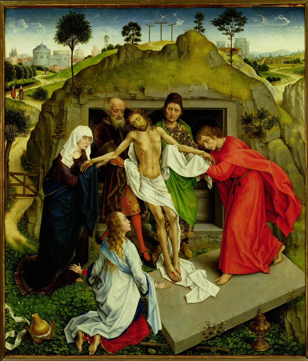 The Entombment, c.1450 od Rogier van der Weyden