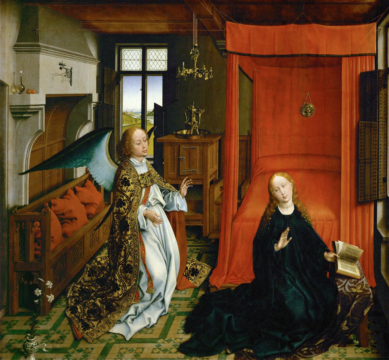 Zvěstování... od Rogier van der Weyden