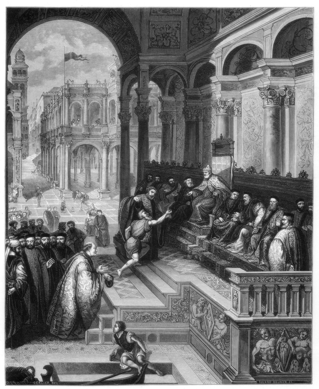 Prezentace prstenu, 1534 1870 od Roland Brunier