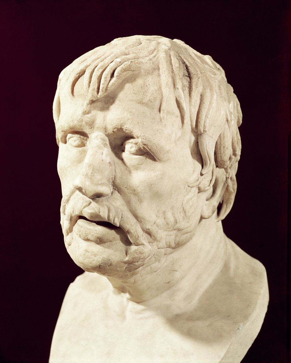 Busta Seneca (4 př. nl-65 n. l.) (mramor) od Roman