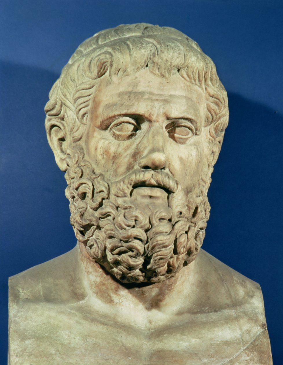Busta Sofokla (496-406 př.nl) (mramor) od Roman