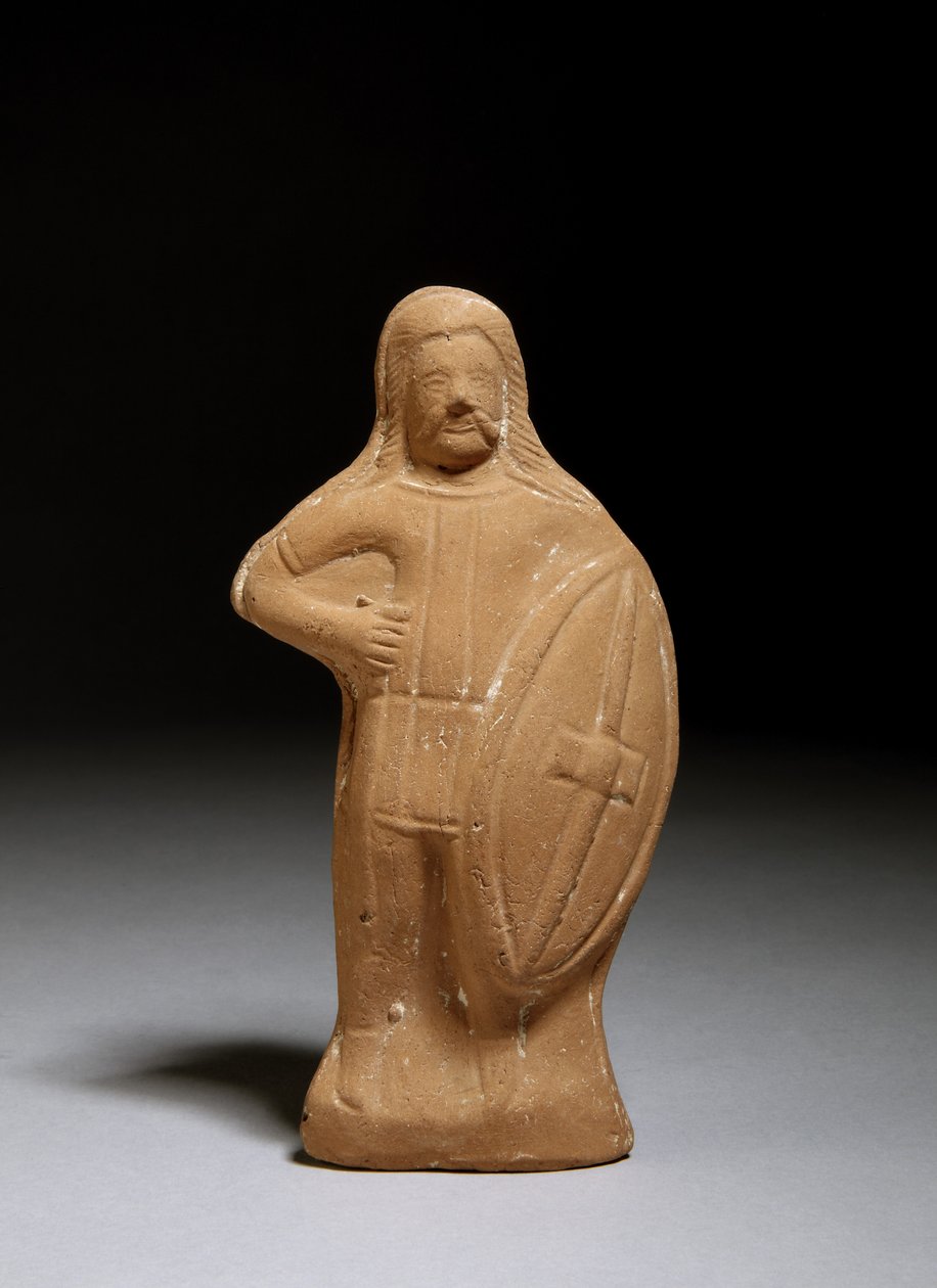 Figurka barbara (terakota) od Roman
