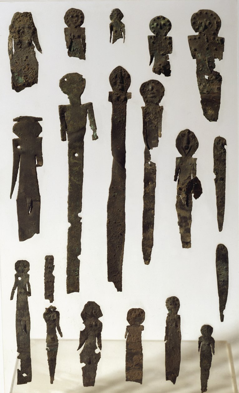 Panel figurek, od Lamina (bronz) od Roman