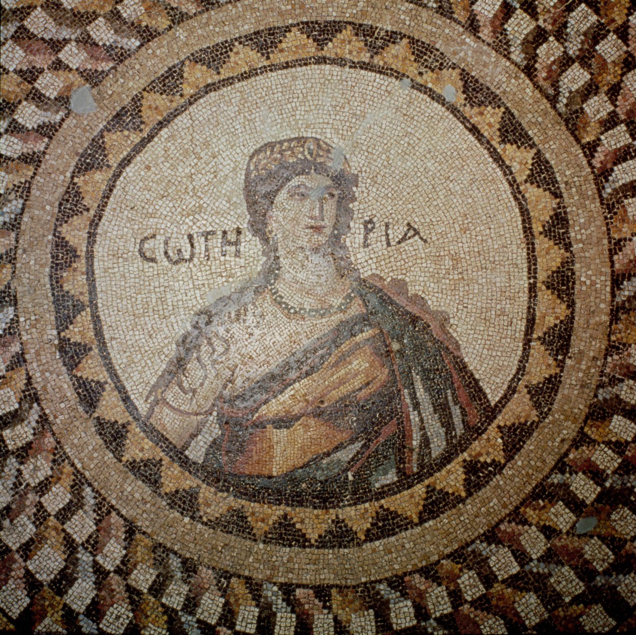 Portrét ženy (mozaika) od Roman