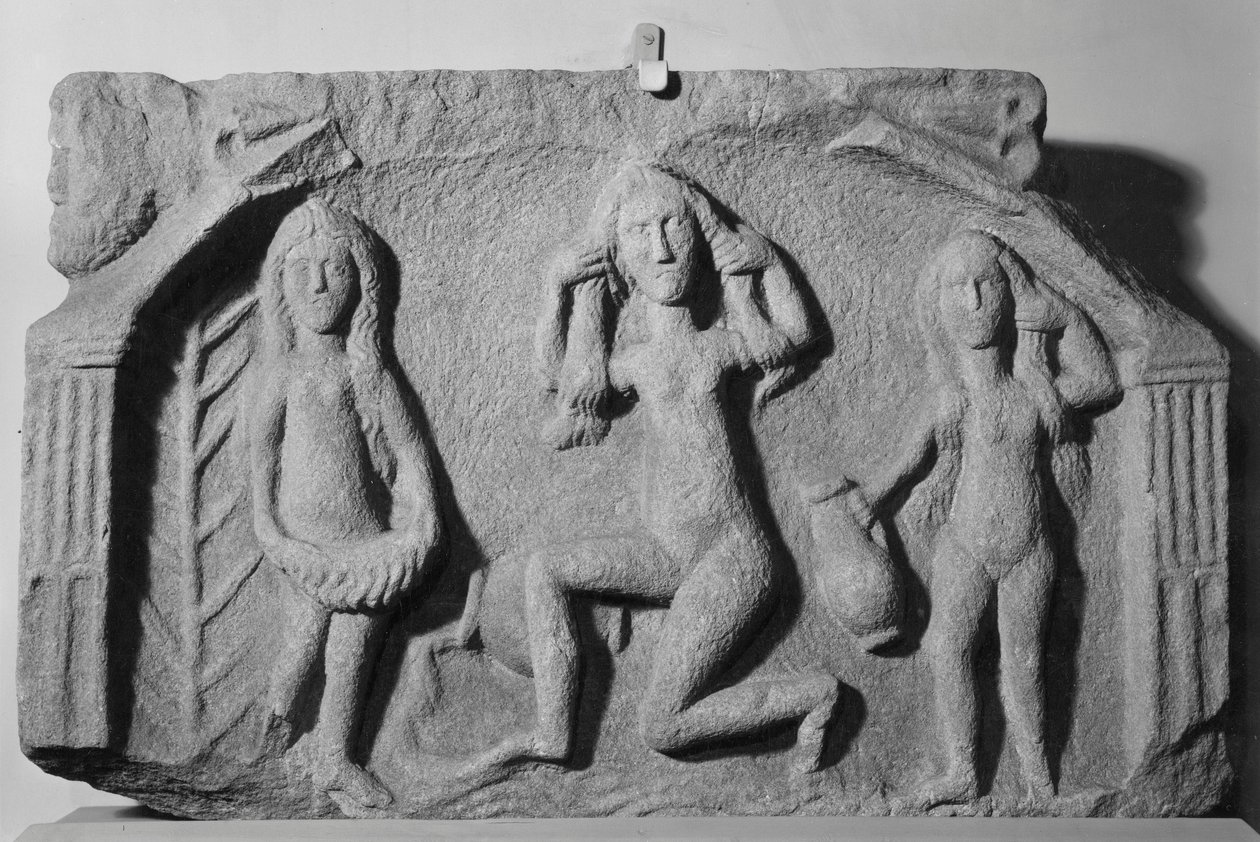 Reliéf Venuše a dvou nymf od Roman