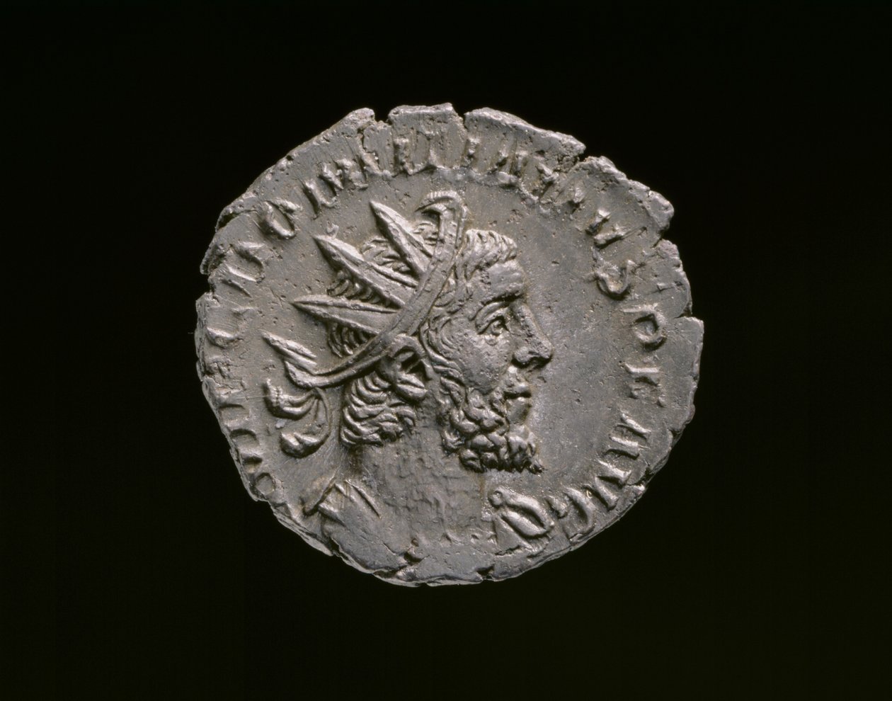 Římská císařská mince z Colonia Claudia Ara Agrippinensium, AD 271 (znehodnocené stříbro) od Roman