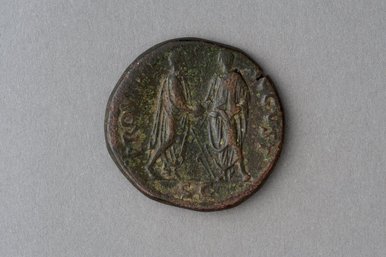 Sestertius z Tita (bronz) od Roman