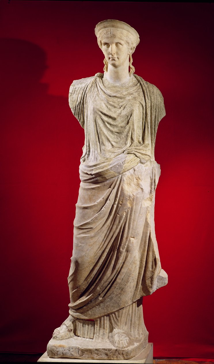 Socha Antonie Mladší (zemř. 37 n. l.) od Roman
