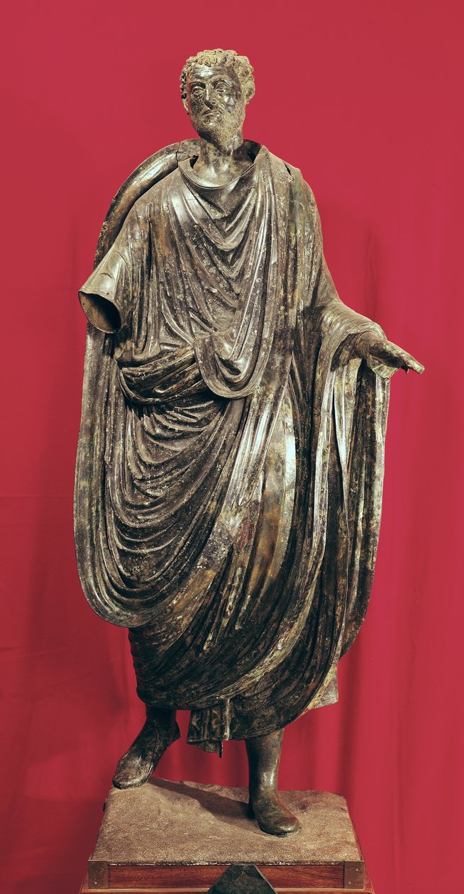 Socha Caesara Juliana Pacatiana (bronzová) od Roman